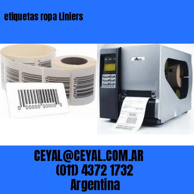 etiquetas ropa Liniers