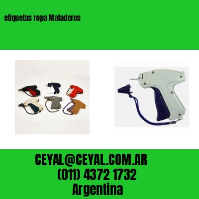 etiquetas ropa Mataderos