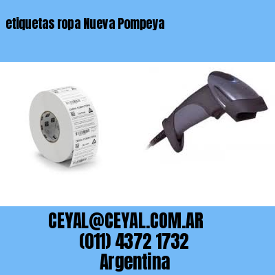 etiquetas ropa Nueva Pompeya