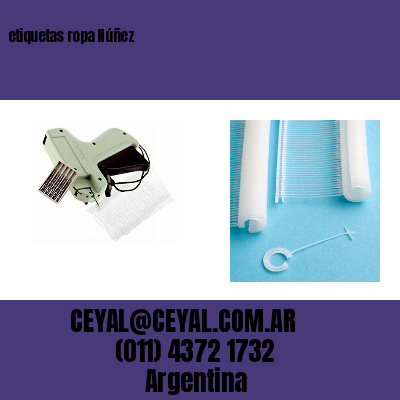 etiquetas ropa Núñez