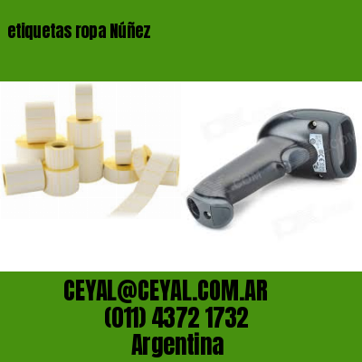 etiquetas ropa Núñez