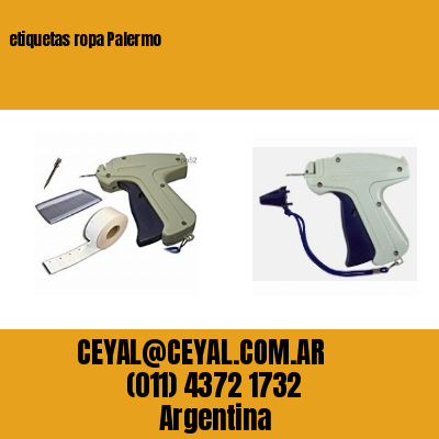 etiquetas ropa Palermo