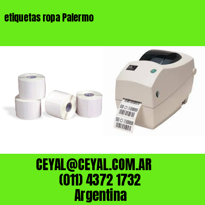 etiquetas ropa Palermo