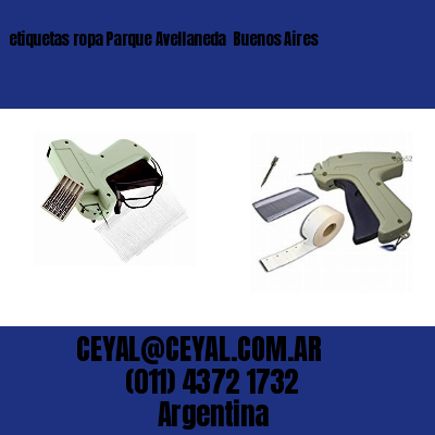 etiquetas ropa Parque Avellaneda Buenos Aires