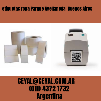 etiquetas ropa Parque Avellaneda  Buenos Aires