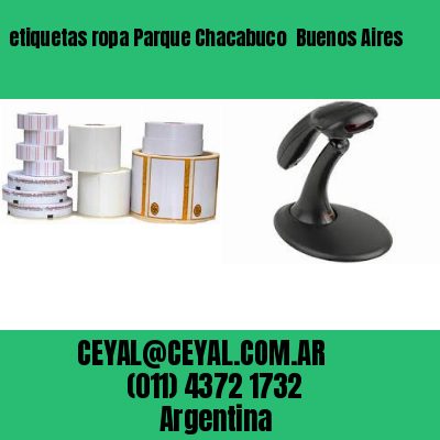 etiquetas ropa Parque Chacabuco  Buenos Aires