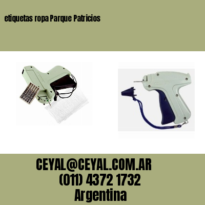 etiquetas ropa Parque Patricios