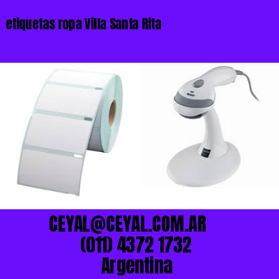 etiquetas ropa Villa Santa Rita