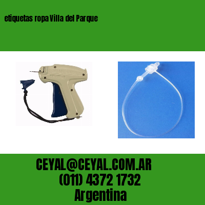 etiquetas ropa Villa del Parque