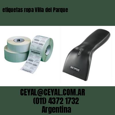 etiquetas ropa Villa del Parque