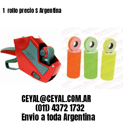 1 	rollo precio $ Argentina