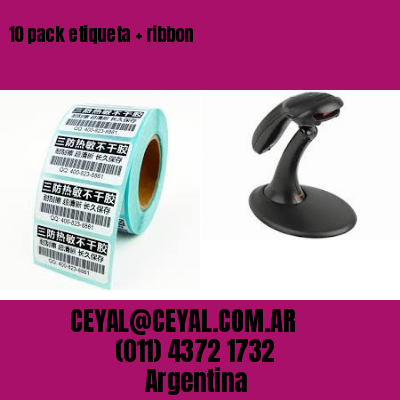 10 pack etiqueta   ribbon