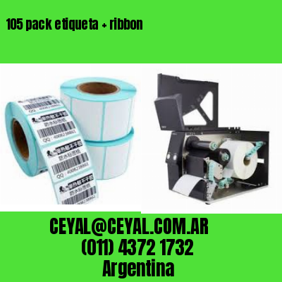 105 pack etiqueta   ribbon