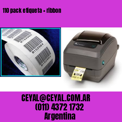 110 pack etiqueta   ribbon