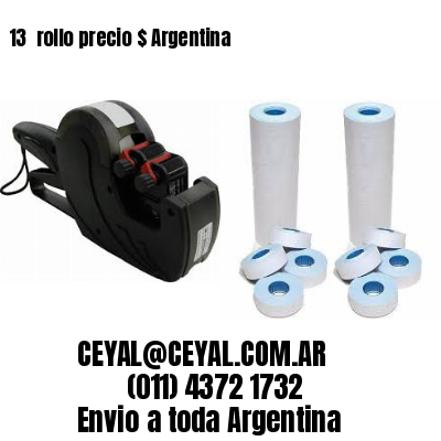13 	rollo precio $ Argentina