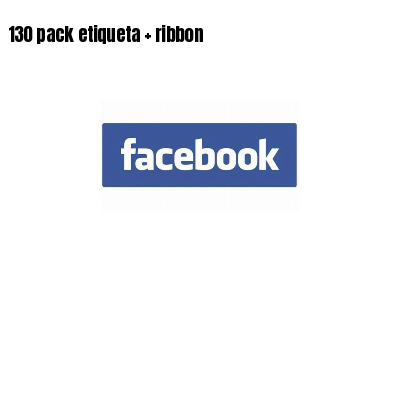 130 pack etiqueta ribbon