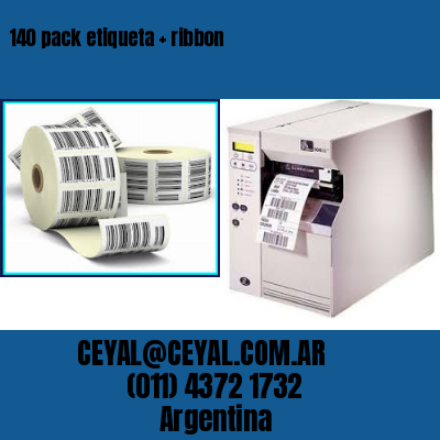 140 pack etiqueta   ribbon