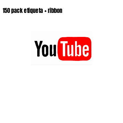 150 pack etiqueta ribbon