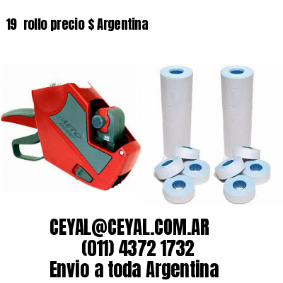 19 	rollo precio $ Argentina