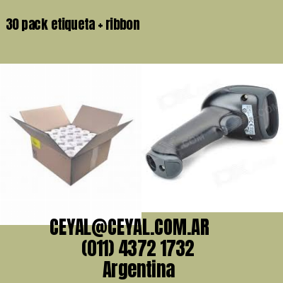 30 pack etiqueta   ribbon