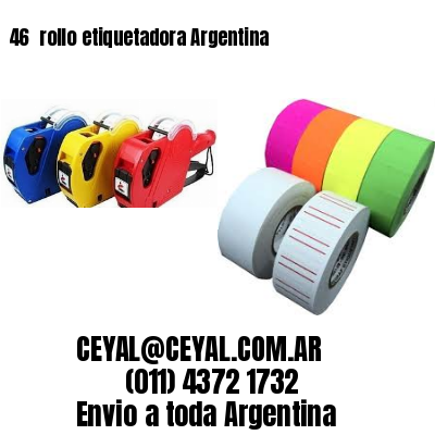 46 	rollo etiquetadora Argentina