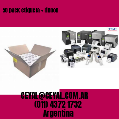 50 pack etiqueta   ribbon
