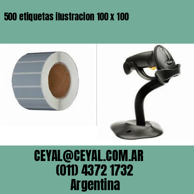 500 etiquetas ilustracion 100 x 100