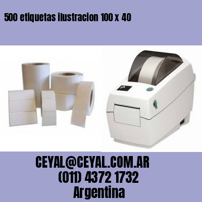 500 etiquetas ilustracion 100 x 40