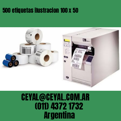 500 etiquetas ilustracion 100 x 50