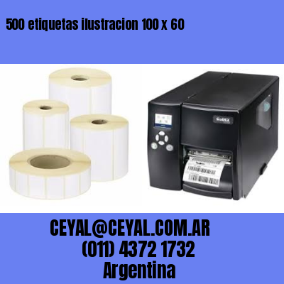 500 etiquetas ilustracion 100 x 60