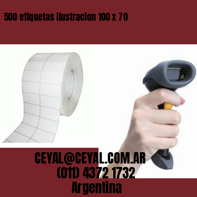 500 etiquetas ilustracion 100 x 70