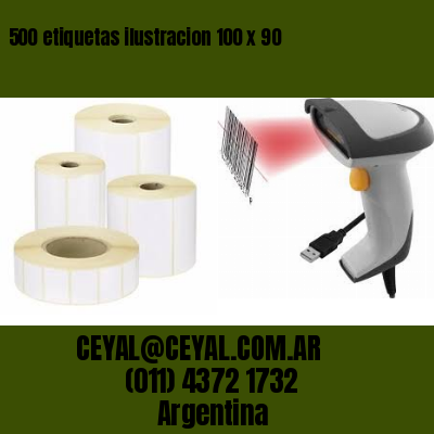 500 etiquetas ilustracion 100 x 90