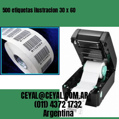 500 etiquetas ilustracion 30 x 60