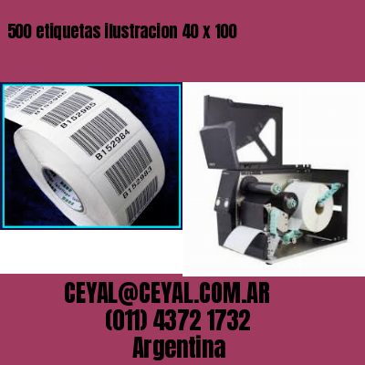 500 etiquetas ilustracion 40 x 100