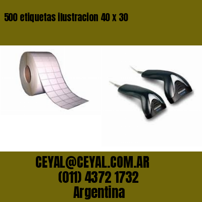 500 etiquetas ilustracion 40 x 30