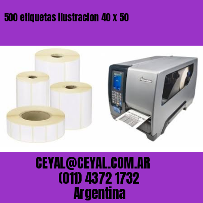 500 etiquetas ilustracion 40 x 50