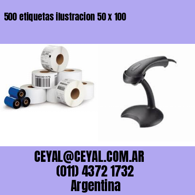 500 etiquetas ilustracion 50 x 100