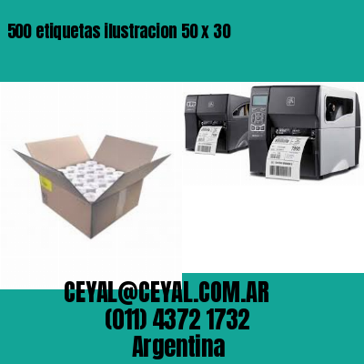 500 etiquetas ilustracion 50 x 30