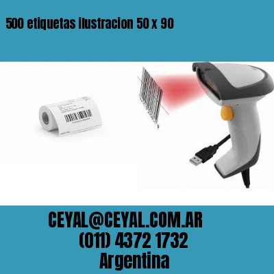 500 etiquetas ilustracion 50 x 90