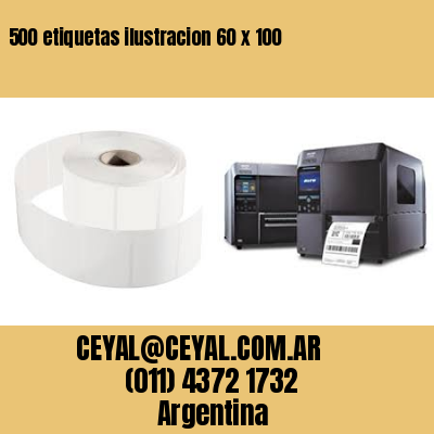 500 etiquetas ilustracion 60 x 100