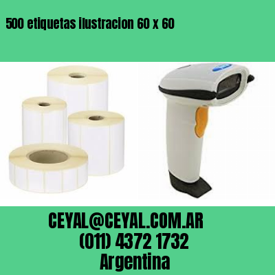 500 etiquetas ilustracion 60 x 60