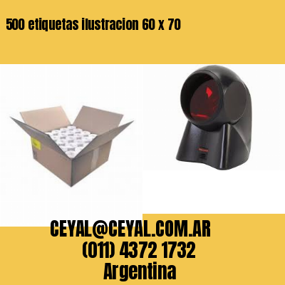 500 etiquetas ilustracion 60 x 70