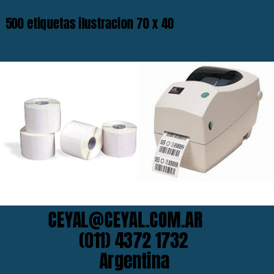 500 etiquetas ilustracion 70 x 40