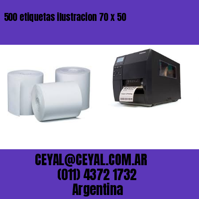 500 etiquetas ilustracion 70 x 50