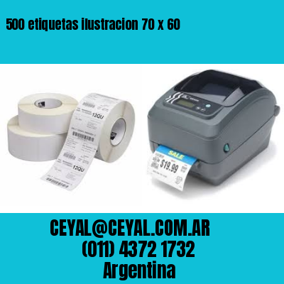 500 etiquetas ilustracion 70 x 60
