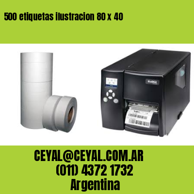 500 etiquetas ilustracion 80 x 40
