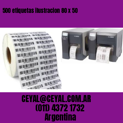 500 etiquetas ilustracion 80 x 50