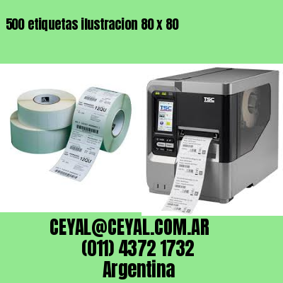500 etiquetas ilustracion 80 x 80