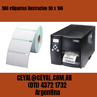 500 etiquetas ilustracion 90 x 100