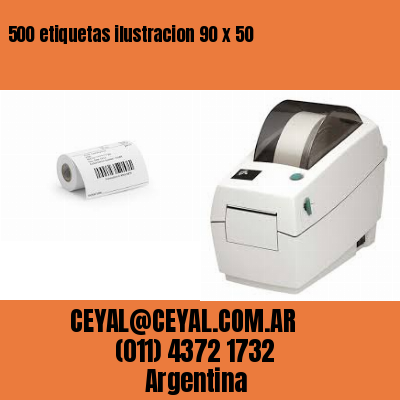 500 etiquetas ilustracion 90 x 50